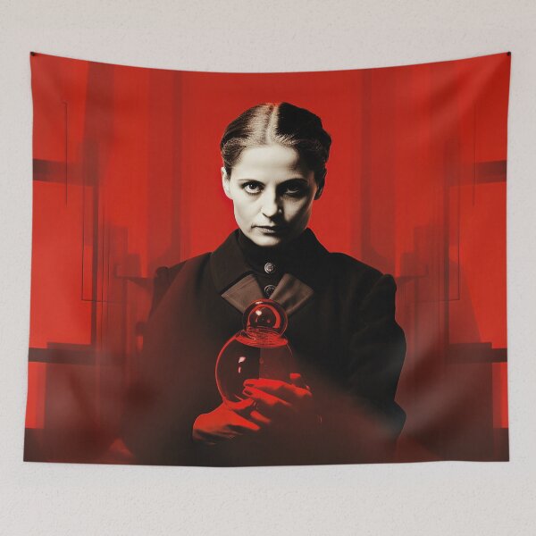 Item preview, Lise Meitner | Red minimalism designed and sold by ComicsFactory.