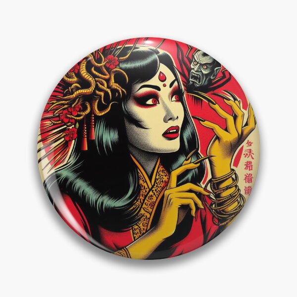 Item preview, Retro Japanese Woman designed and sold by PulpVintage.