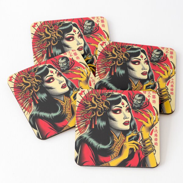 Item preview, Retro Japanese Woman designed and sold by PulpVintage.