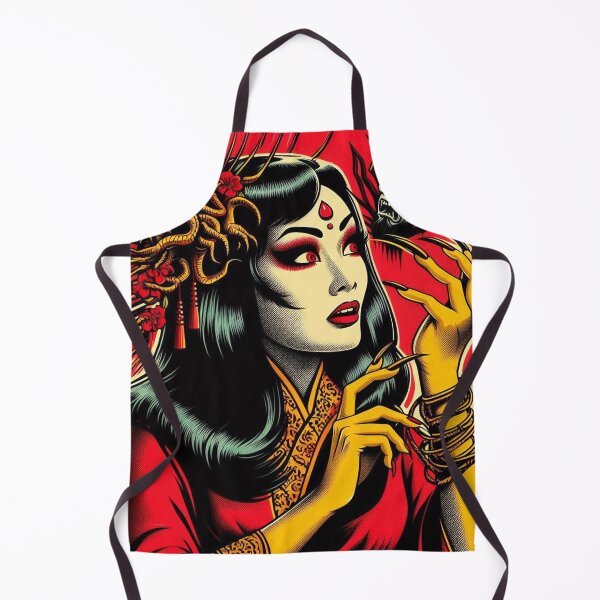 Item preview, Retro Japanese Woman designed and sold by PulpVintage.