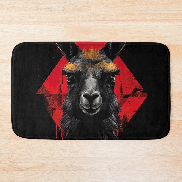 Item preview, Llama | Red minimalism designed and sold by ComicsFactory.