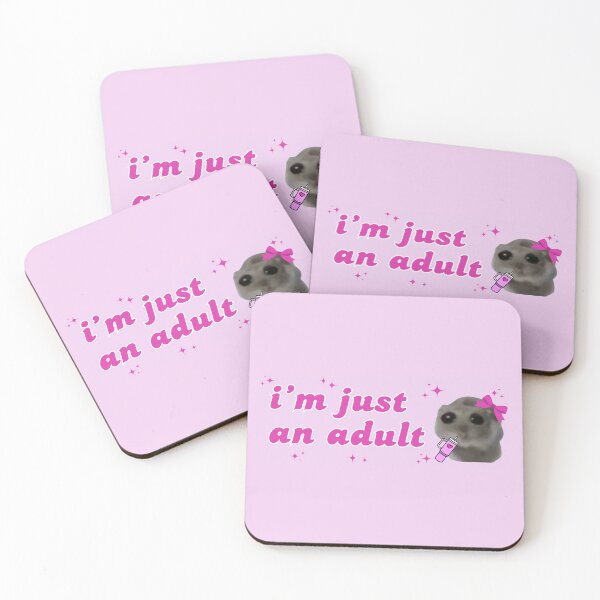 Item preview, I'm just an adult Sad Hamster designed and sold by otyliadesign.