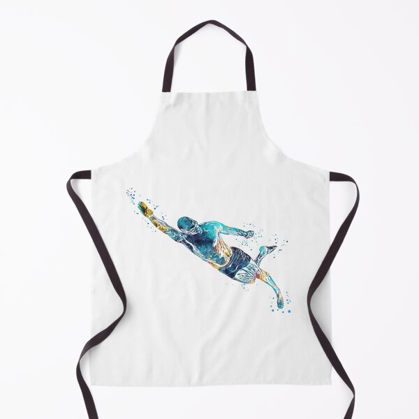 Item preview, Swimmer Diving in Water designed and sold by Rosaliartbook.
