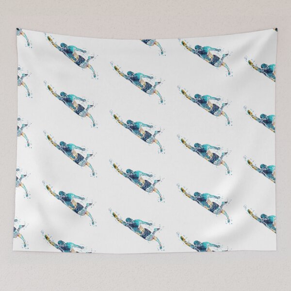 Item preview, Swimmer Diving in Water designed and sold by Rosaliartbook.