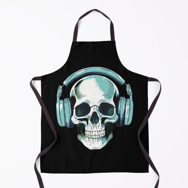 Item preview, Human skull dj music designed and sold by AngeMNunez.