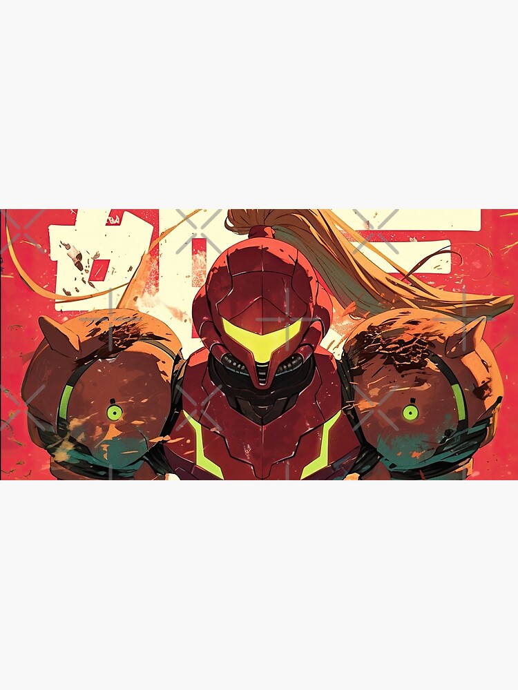 Thumbnail 5 of 5, Mouse Pad, Samus Manga Cover Style designed and sold by blackdogshop.