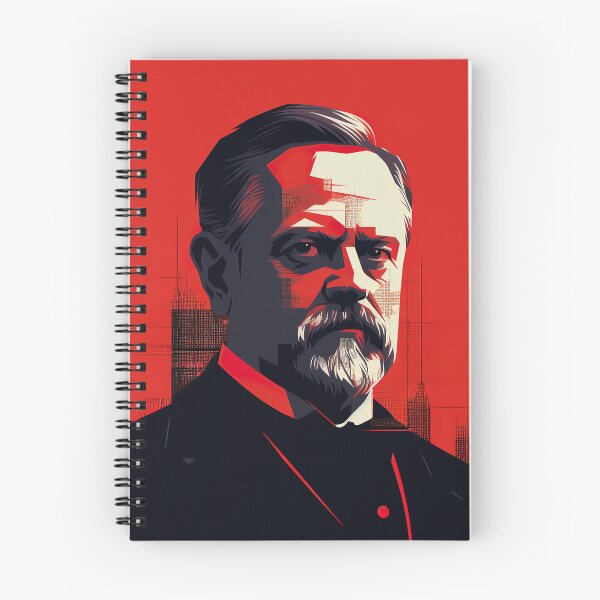 Item preview, Louis Pasteur | Red minimalism designed and sold by ComicsFactory.