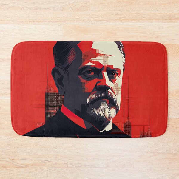 Item preview, Louis Pasteur | Red minimalism designed and sold by ComicsFactory.