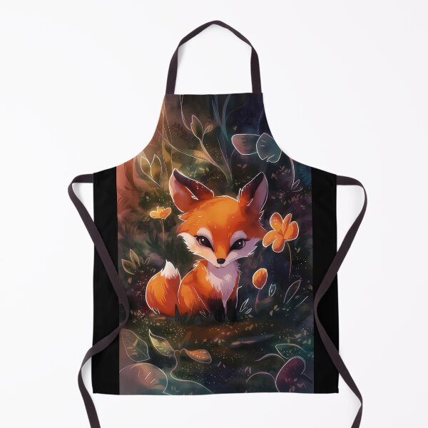 Item preview, She cute fox in the woodland designed and sold by EmeraldeaArt.