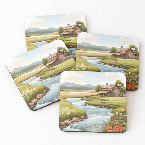 Item preview, Riverside Cottage Retreat designed and sold by ArtistryTouch.