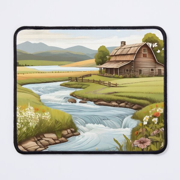Item preview, Riverside Cottage Retreat designed and sold by ArtistryTouch.