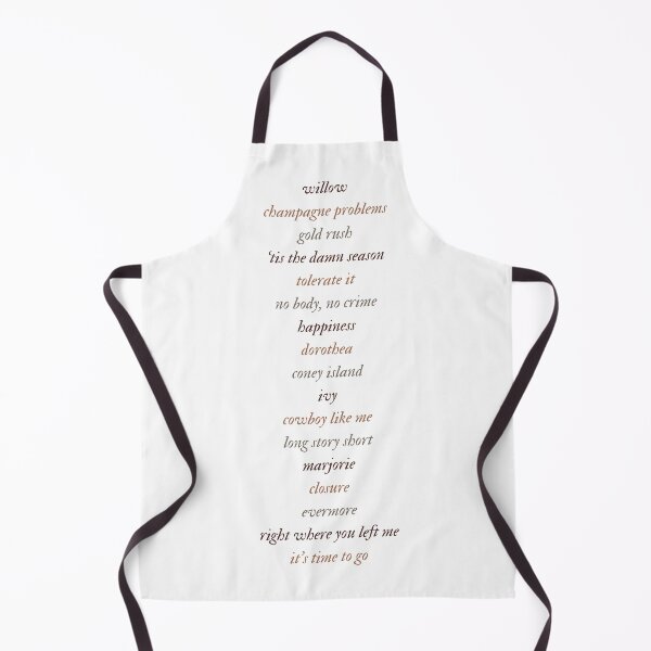 Item preview, evermore tracklist designed and sold by thatSunshineGrl.