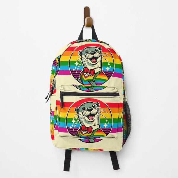 Item preview, Gay Pride Nerdy Otter designed and sold by Ghost on Toast.