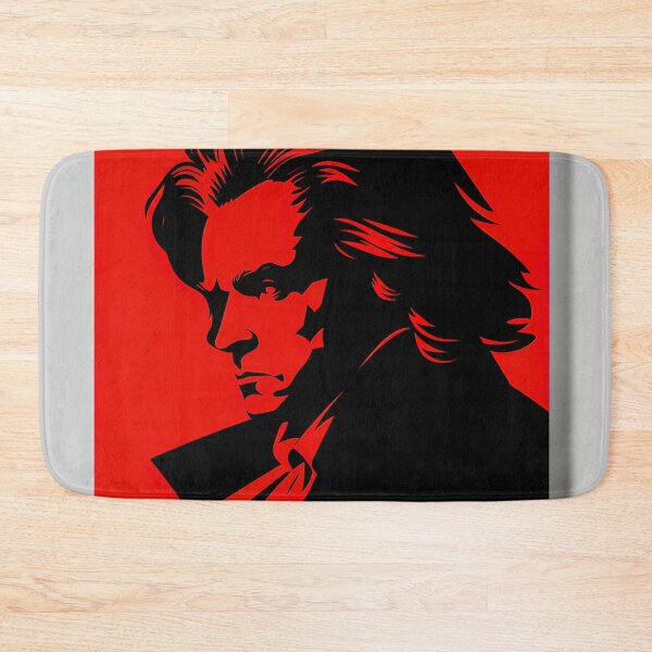 Item preview, Ludwig van Beethoven | Red minimalism designed and sold by ComicsFactory.