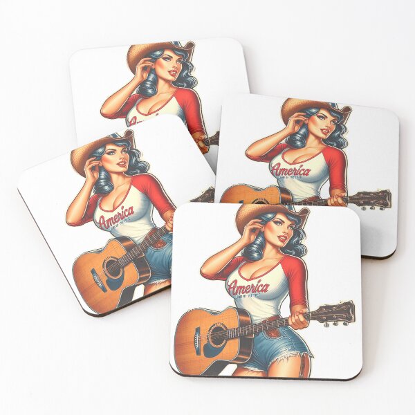 Item preview, Vintage Hot Country Girl designed and sold by PulpVintage.