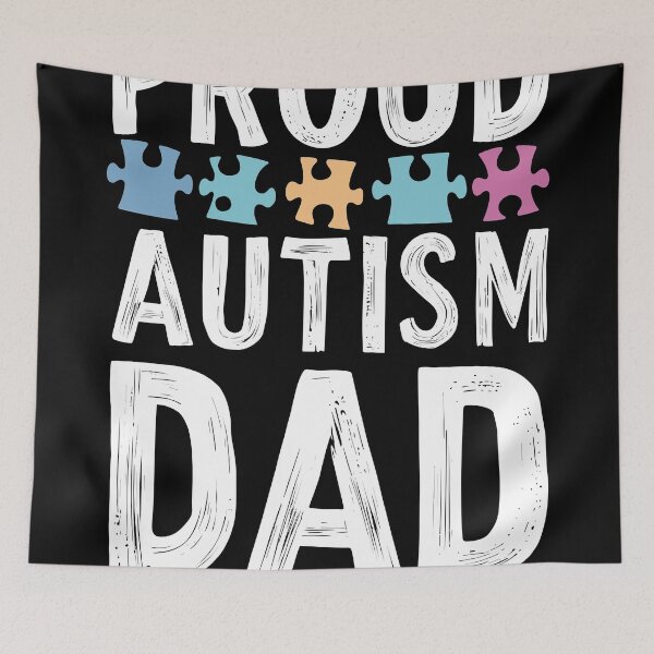 Item preview,  Proud Autism Dad - Voices of Strength and Love designed and sold by QuantaPixel.