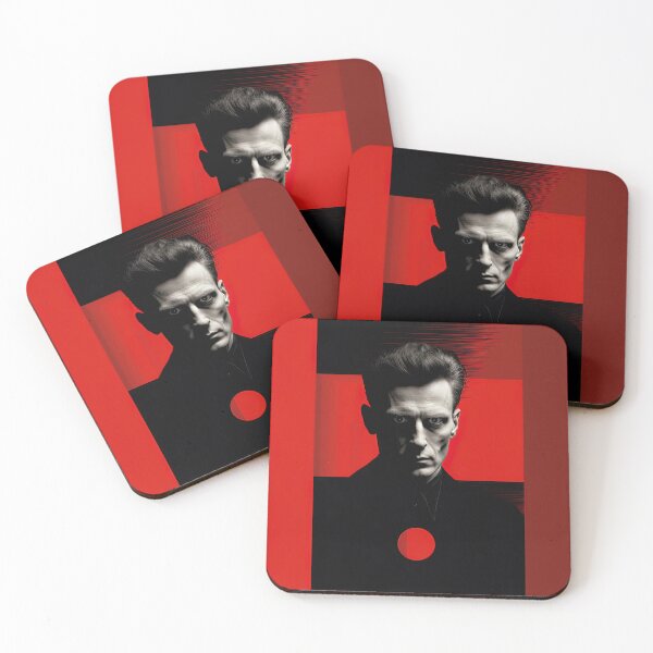 Item preview, Ludwig Wittgenstein | Red minimalism designed and sold by ComicsFactory.