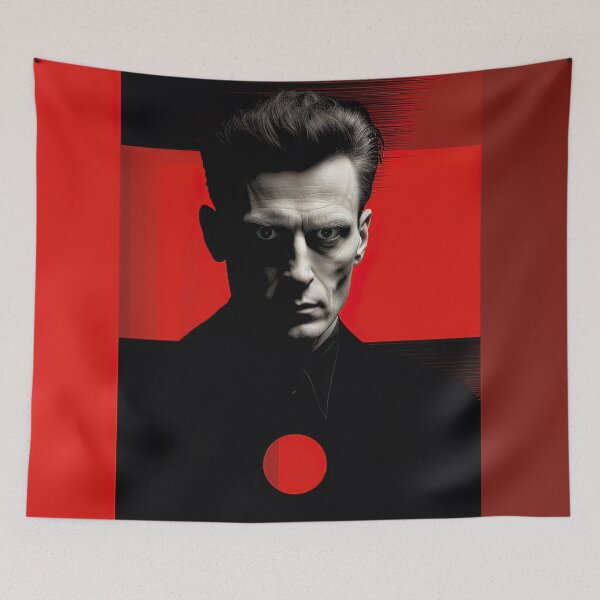Item preview, Ludwig Wittgenstein | Red minimalism designed and sold by ComicsFactory.