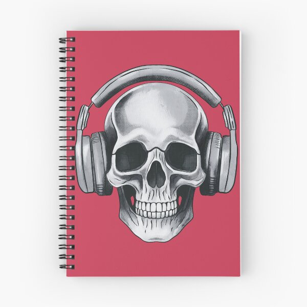 Item preview, Human skull dj music designed and sold by AngeMNunez.