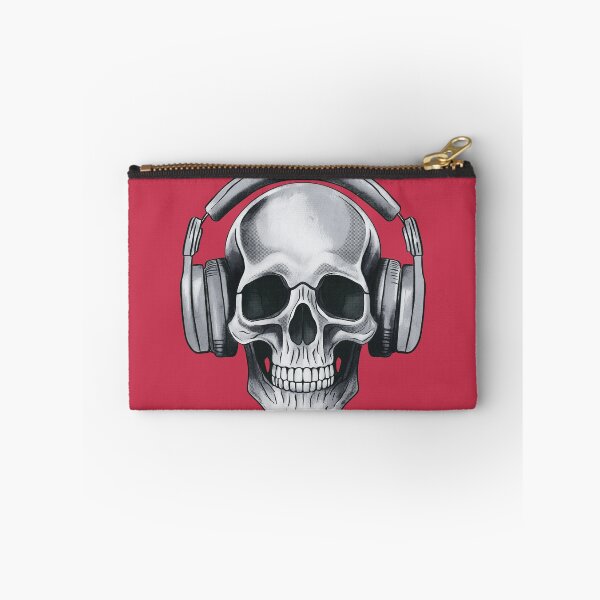 Item preview, Human skull dj music designed and sold by AngeMNunez.