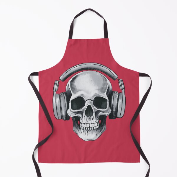 Item preview, Human skull dj music designed and sold by AngeMNunez.