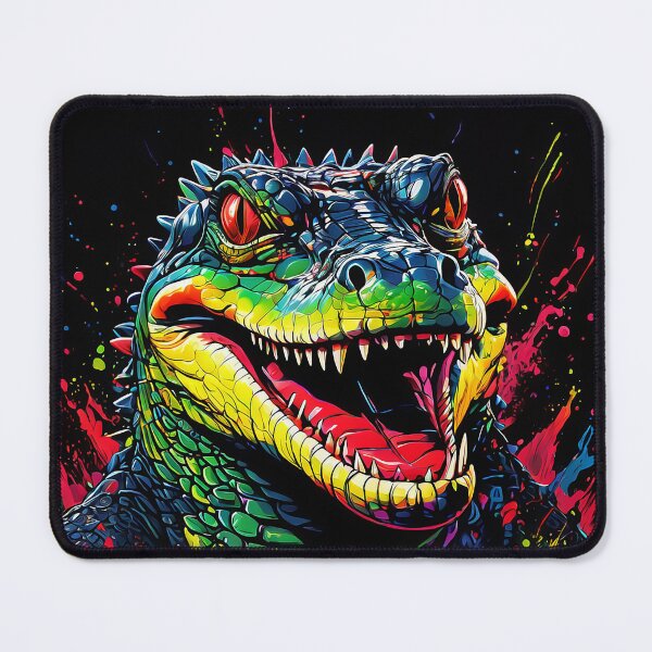 Item preview, Vibrant Alligator Pop Art Bright Animal Art designed and sold by kakarikihill.