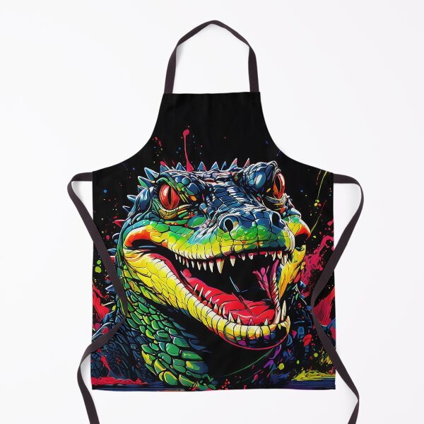 Item preview, Vibrant Alligator Pop Art Bright Animal Art designed and sold by kakarikihill.