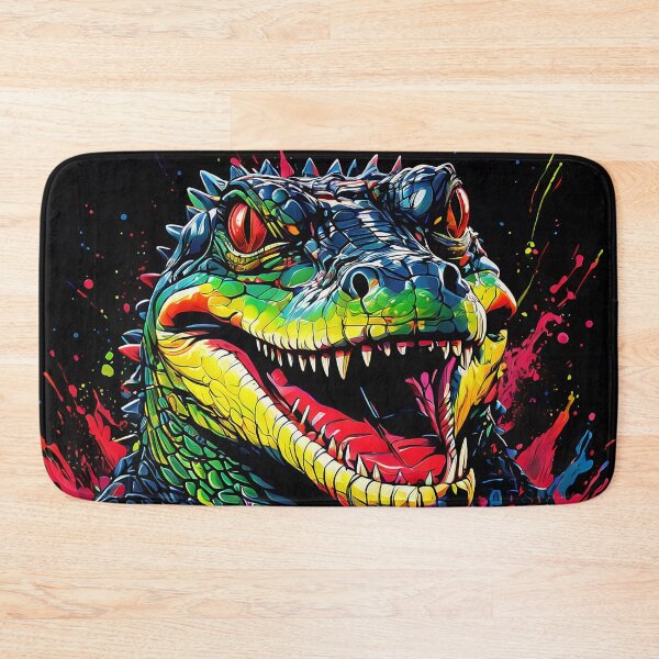 Item preview, Vibrant Alligator Pop Art Bright Animal Art designed and sold by kakarikihill.