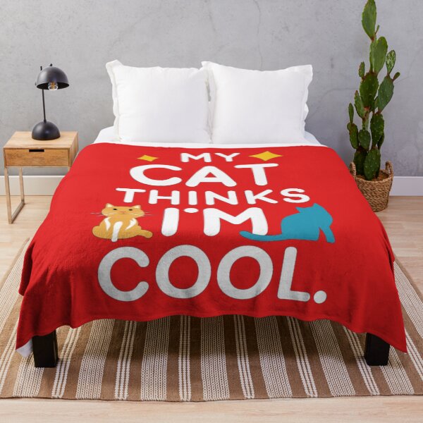 Item preview, My cat thinks I'm cool designed and sold by 123ks.