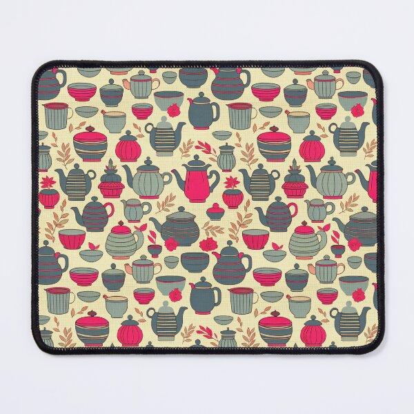 Item preview, Tea pots pattern magenta designed and sold by Alessandro Remo Mazzoni Remotextiles.