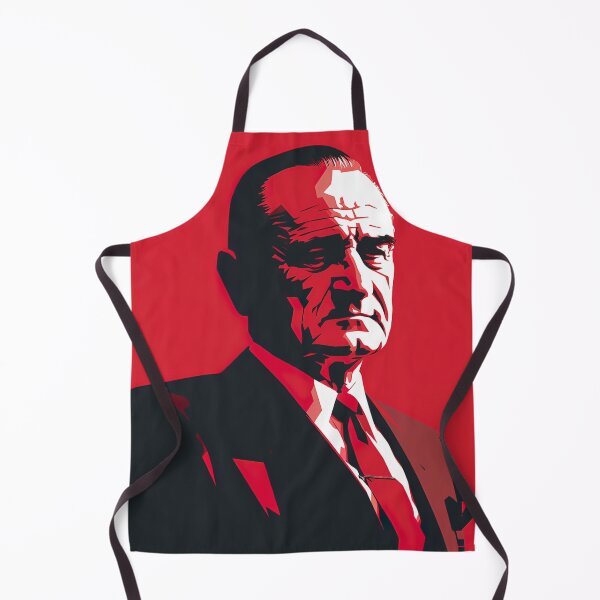 Item preview, Lyndon B. Johnson | Red minimalism designed and sold by ComicsFactory.
