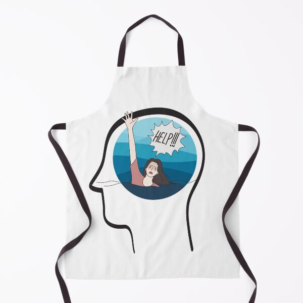 Item preview, Drowning inside with thoughts and feelings and behaviours that I can't stop designed and sold by Andykinoz.