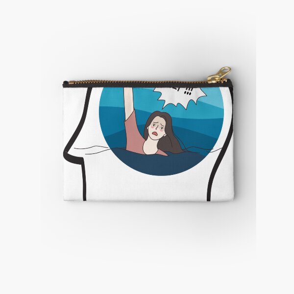 Item preview, Drowning inside with thoughts and feelings and behaviours that I can't stop designed and sold by Andykinoz.