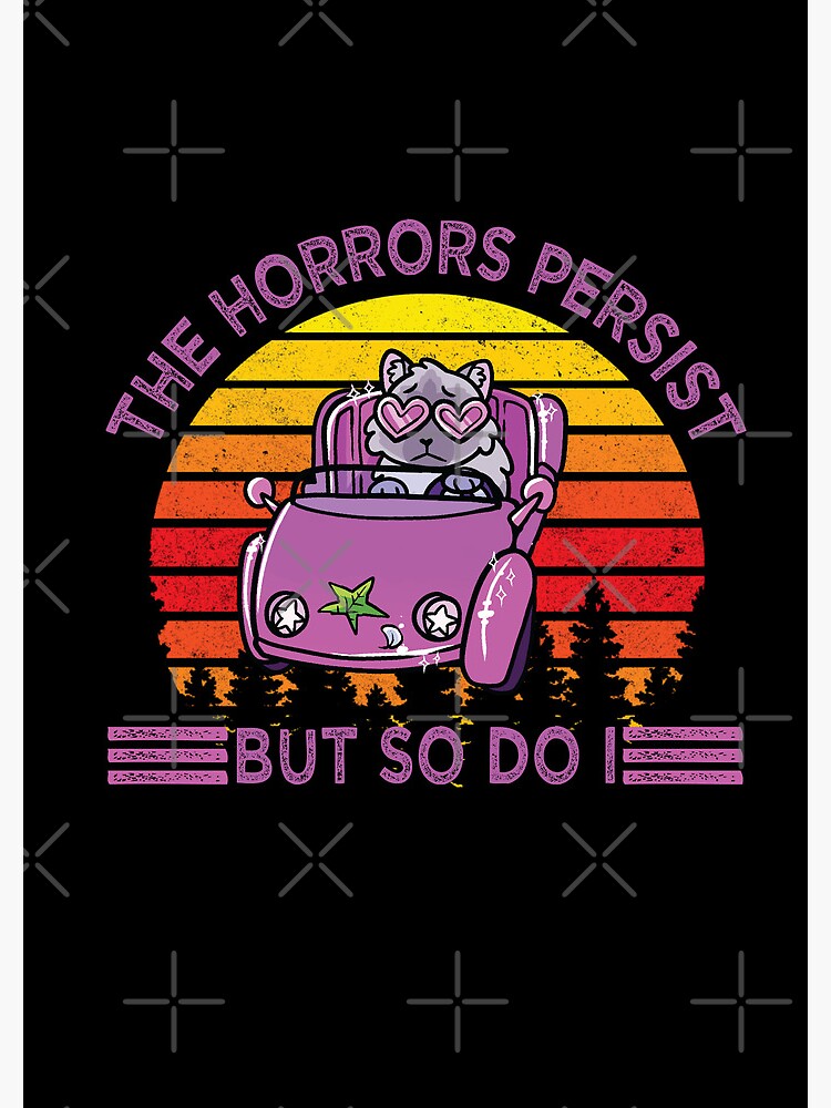 Thumbnail 3 of 3, Journal, the horrors persist but so do i Vintage Style designed and sold by CHAKSTYLE.