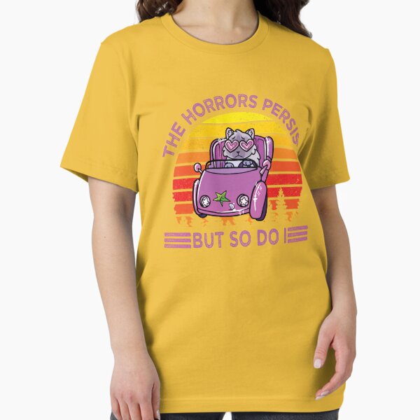 Vista previa del artículo con la obra «Los horrores persisten pero yo también. Estilo vintage.», diseñado y vendido por CHAKSTYLE.