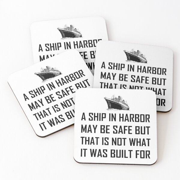 Item preview, A Ship Safe In Harbor designed and sold by TheBestStore.