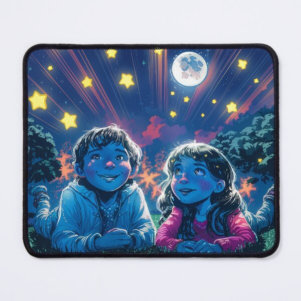 Item preview, Stargazing with your love in your childhood designed and sold by EmeraldeaArt.