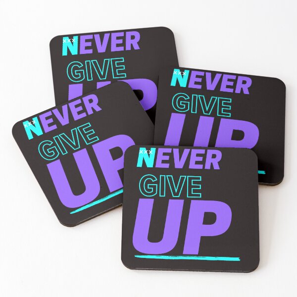 Item preview, never give up designed and sold by L Samos.