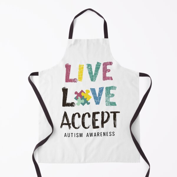 Item preview, Live. Love. Accept. - A Message of Autism Awareness designed and sold by QuantaPixel.