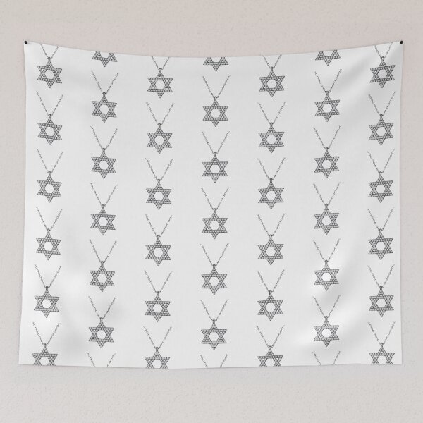 Item preview, Star of David silver necklace designed and sold by Nelli Designz.