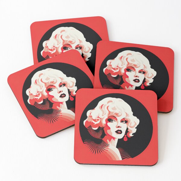 Item preview, Mae Murray | Red minimalism designed and sold by ComicsFactory.