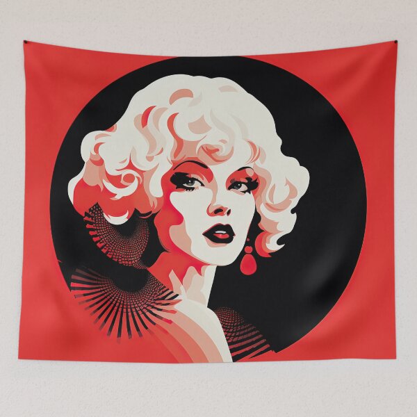 Item preview, Mae Murray | Red minimalism designed and sold by ComicsFactory.