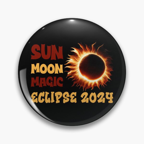 Item preview, Eclipse Enchantment: Unveiling the Sun, Moon, and Magic of 2024 designed and sold by NEWDESINGS12.