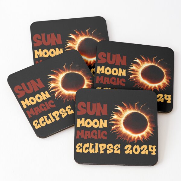 Item preview, Eclipse Enchantment: Unveiling the Sun, Moon, and Magic of 2024 designed and sold by NEWDESINGS12.