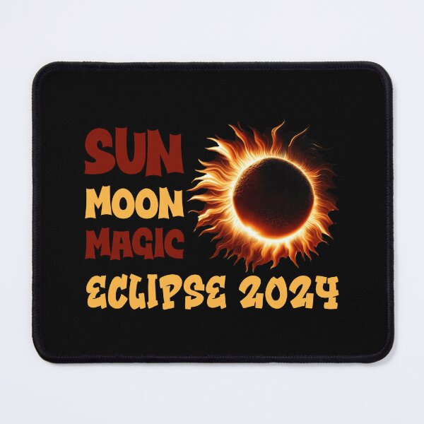 Item preview, Eclipse Enchantment: Unveiling the Sun, Moon, and Magic of 2024 designed and sold by NEWDESINGS12.