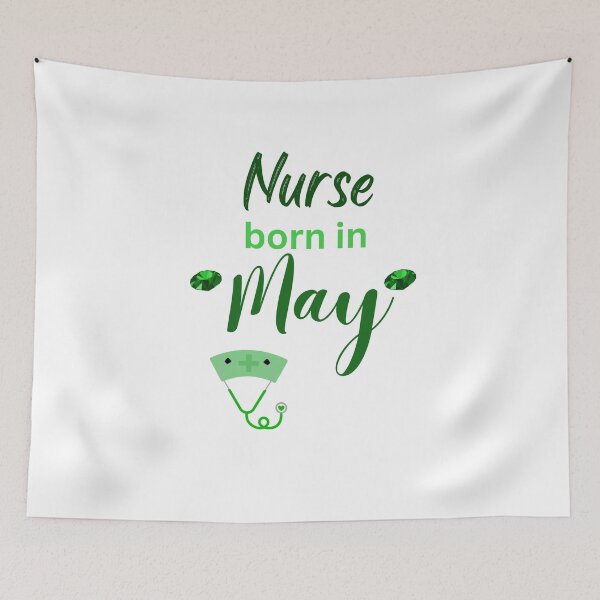 Item preview, Nurse Born in May designed and sold by DuchessNursDsgn.