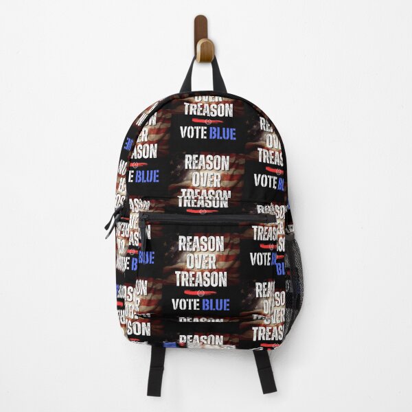Item preview, Reason Over Treason Vote Blue Democratic Political Design designed and sold by EarthArtDesigns.