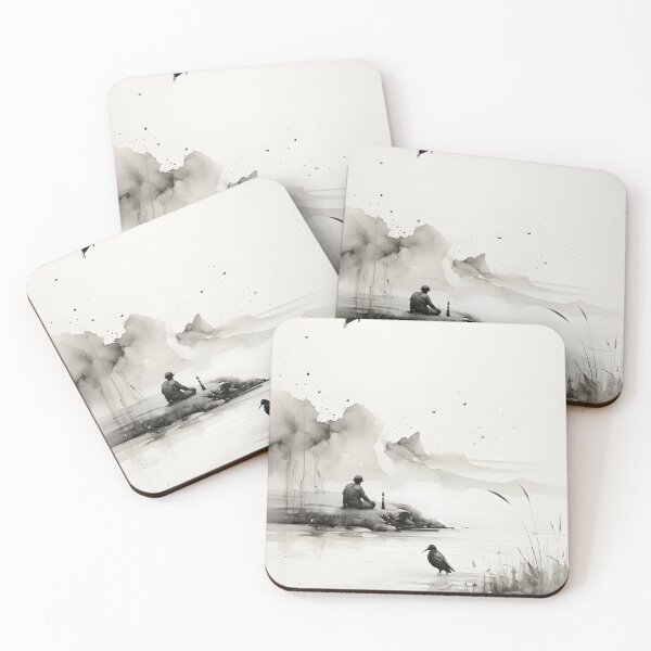 Item preview, Nature Sketch Fusion: Minimalistic, Surreal, and Vibrant designed and sold by MarinaFila.