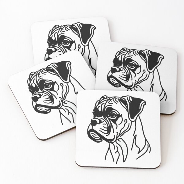 Item preview, Dog boxer minimalist designed and sold by tomamatear.