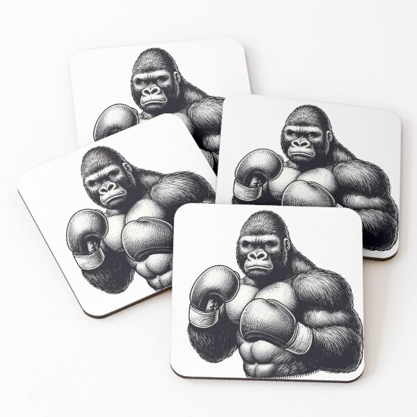 Item preview, Gorilla Boxing Glory: Ring Artwork designed and sold by Martial-Art-23.